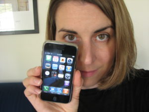Here is the original iPhone that I won in a contest. 